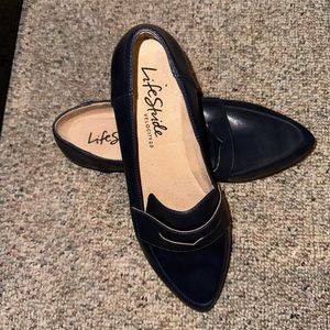 LifeStride Navy Blue Loafers